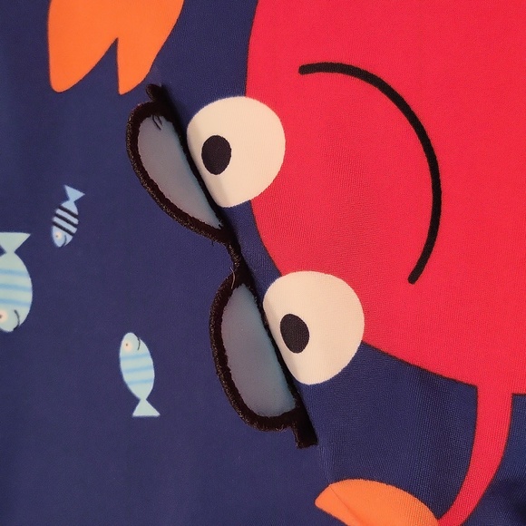 NWT two piece swimsuit with diaper lined bottom - Picture 6 of 7